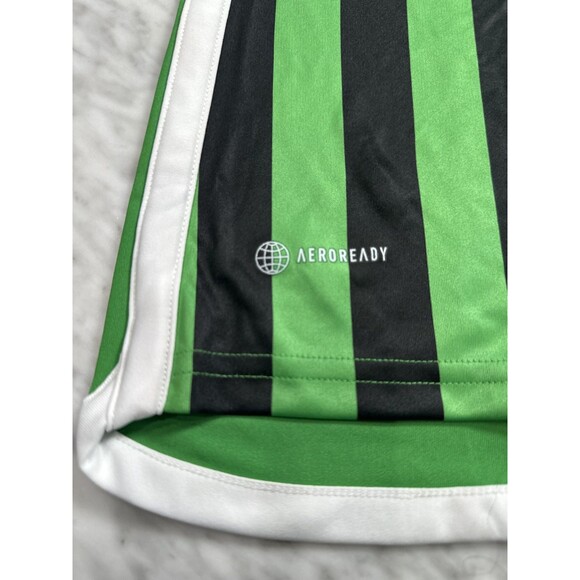 Adidas MLS Austin FC Home Jersey Las Voces Barcode Green Women Medium HU1381 250 - Picture 7 of 9